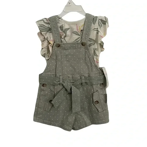 Jessica Simpson overall shorts outfit EUC - Picture 1 of 7